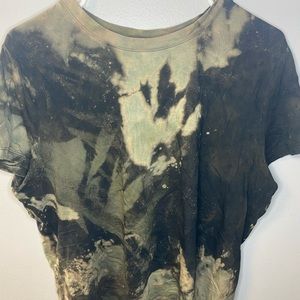 Green Tie Dye Shirt